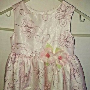 Pink Baby Girl Princess Flower Girl Dress Size 2